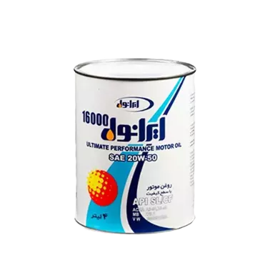 خرید روغن موتور ایرانول 20w50 sl 16000 چهار لیتری