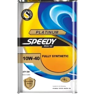 تصویری از روغن موتور اسپیدی پلاتینیوم 10w40 sm تمام سنتتیک