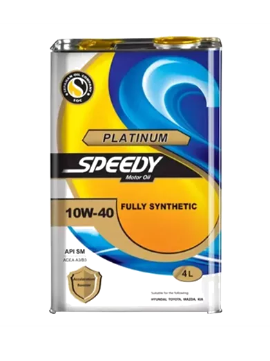 تصویری از روغن موتور اسپیدی پلاتینیوم 10w40 sm تمام سنتتیک