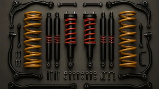 کیت تعلیق از لوازم ضروری برای آفرود